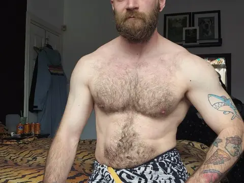 Just out of the shower