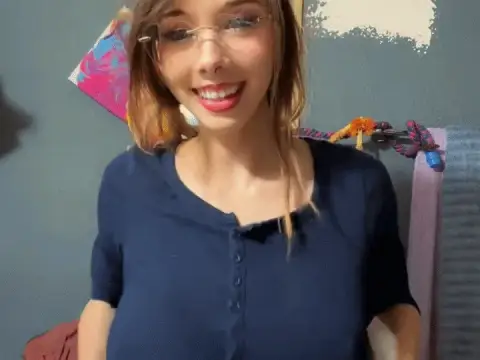Nerdy booby reveal